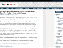 Tablet Screenshot of phonenews.com
